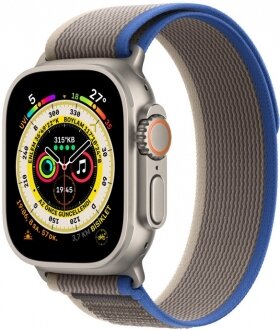 Apple Watch Ultra Titanyum Kasa ve Mavi/Gri Trail Loop Akıllı Saat kullananlar yorumlar